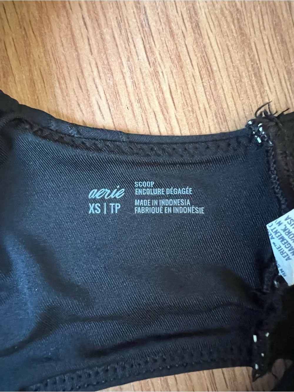 Aerie Black Scoop Bikini Top - Picture 4 of 4